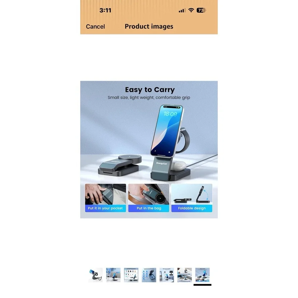EnergyCell‎ Wireless Charging Station